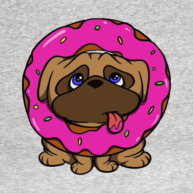 Donut Pug by MumsMerch